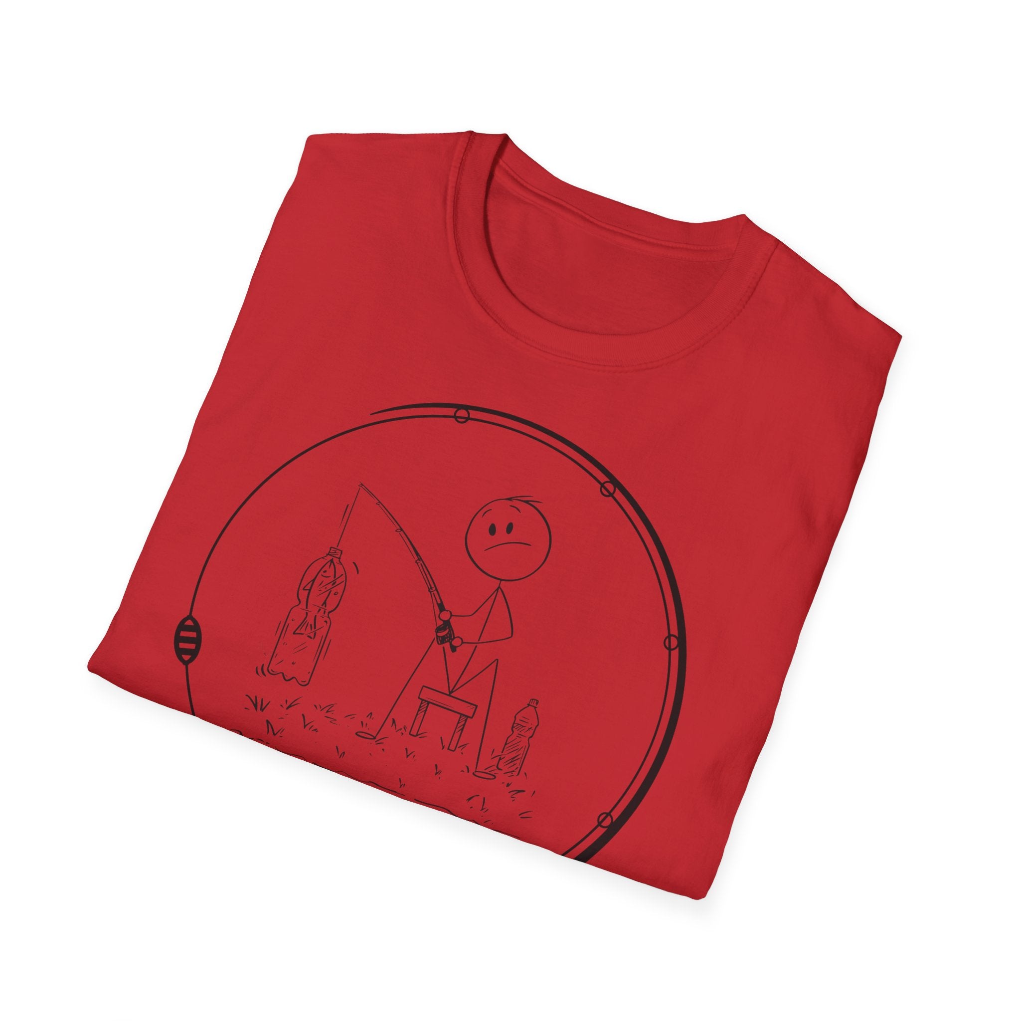 Stick man-Fishing T-Shirt