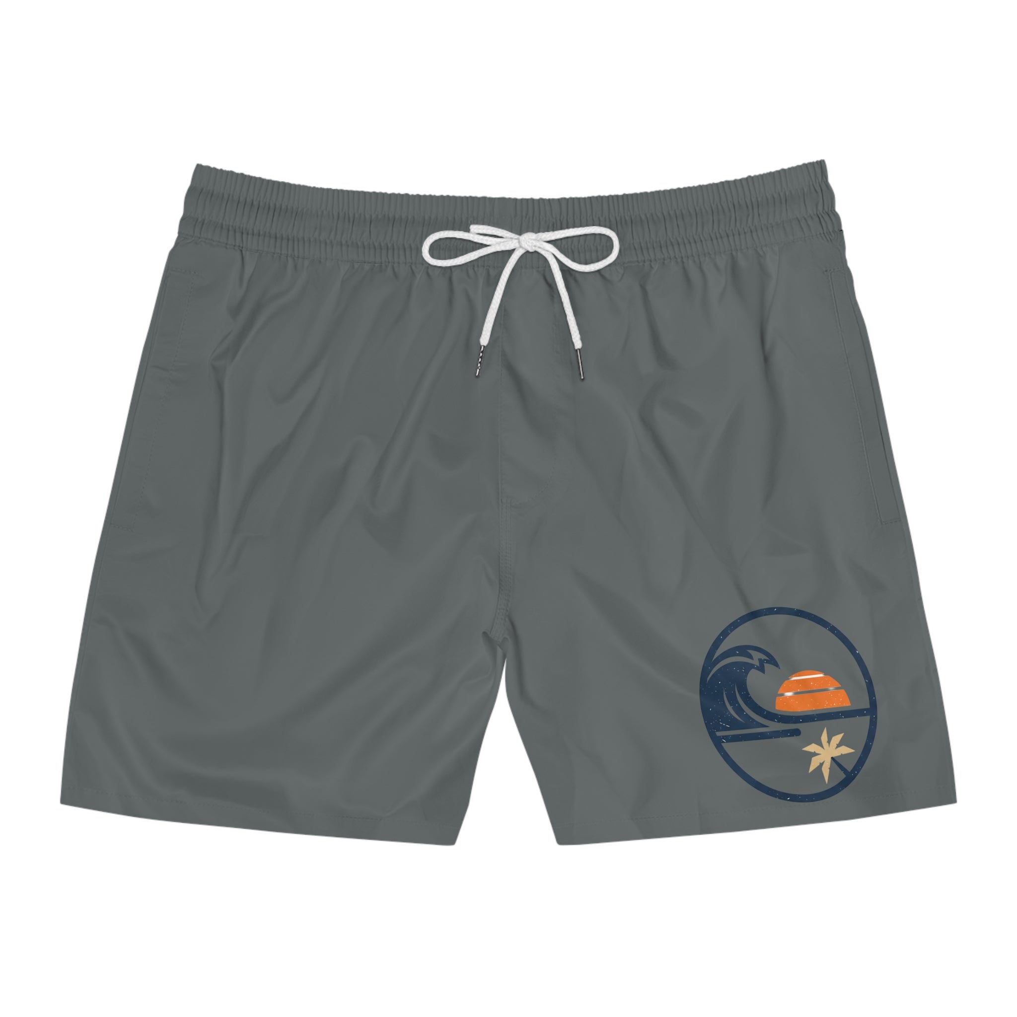 Sunset Wave Beach - Mid Length- Swim Shorts