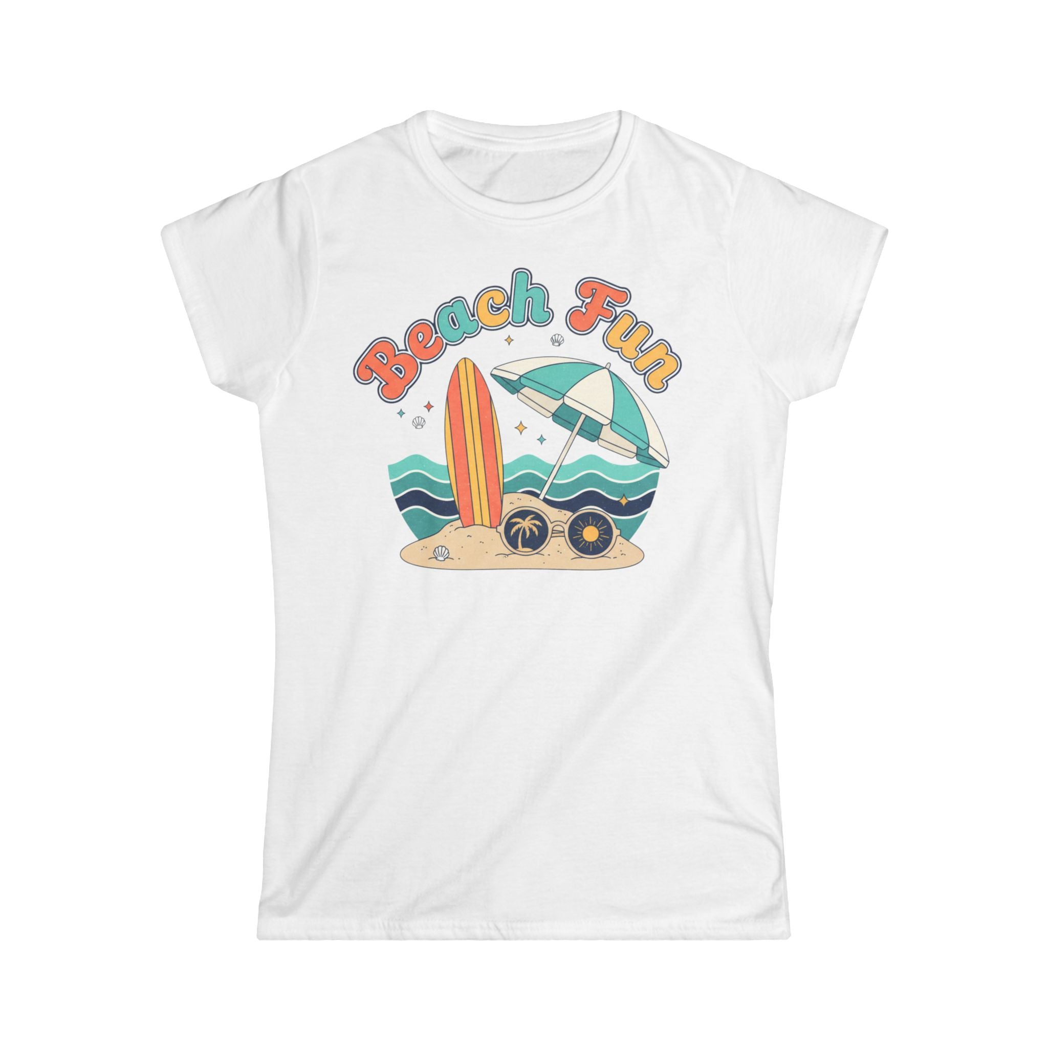Beach Fun Women's  Retro -Tee