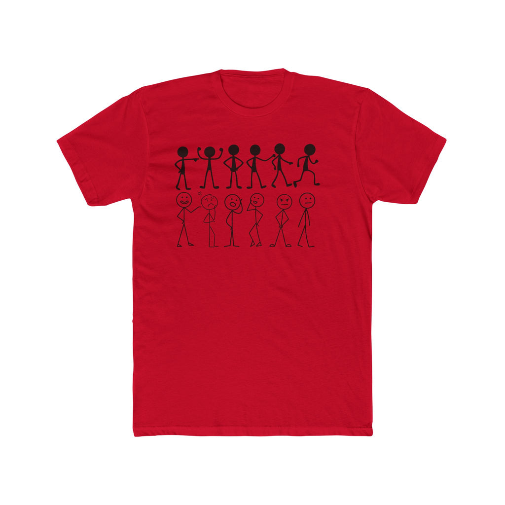 Stick Figure Lineup T‑Shirt