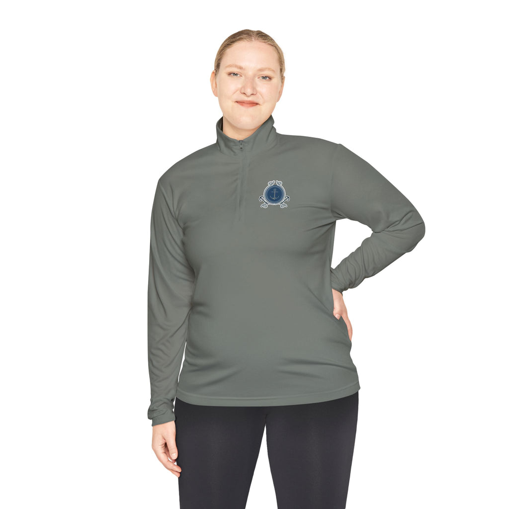 Nautical Anchor - Quarter-Zip Pullover