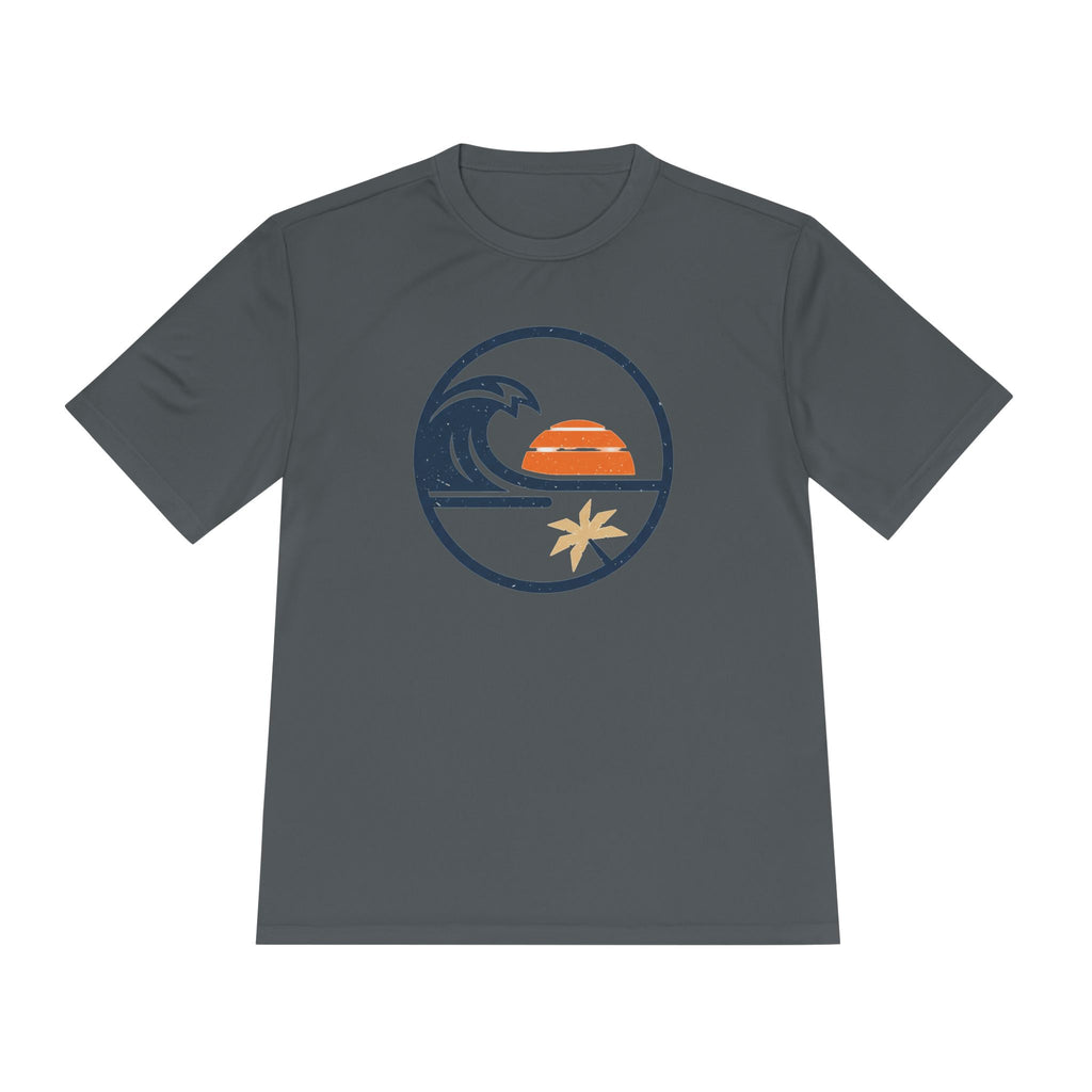 Sunset Wave Tee — Coastal Surf Graphic Moisture‑Wicking Shirt
