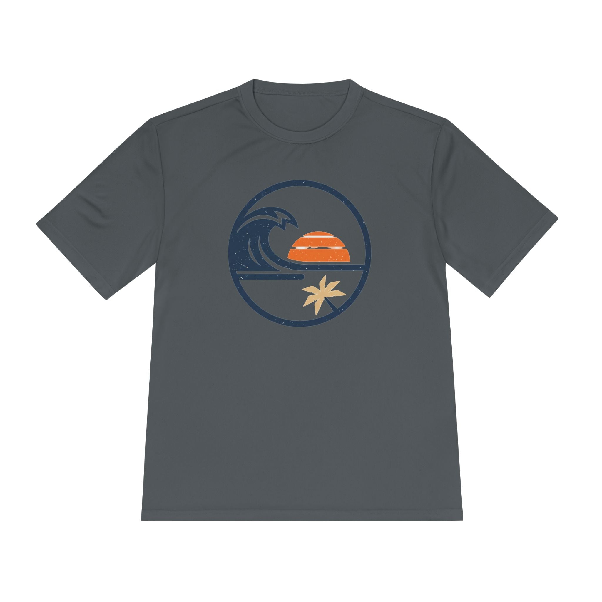 Sunset Wave Tee — Coastal Surf Graphic Moisture‑Wicking Shirt