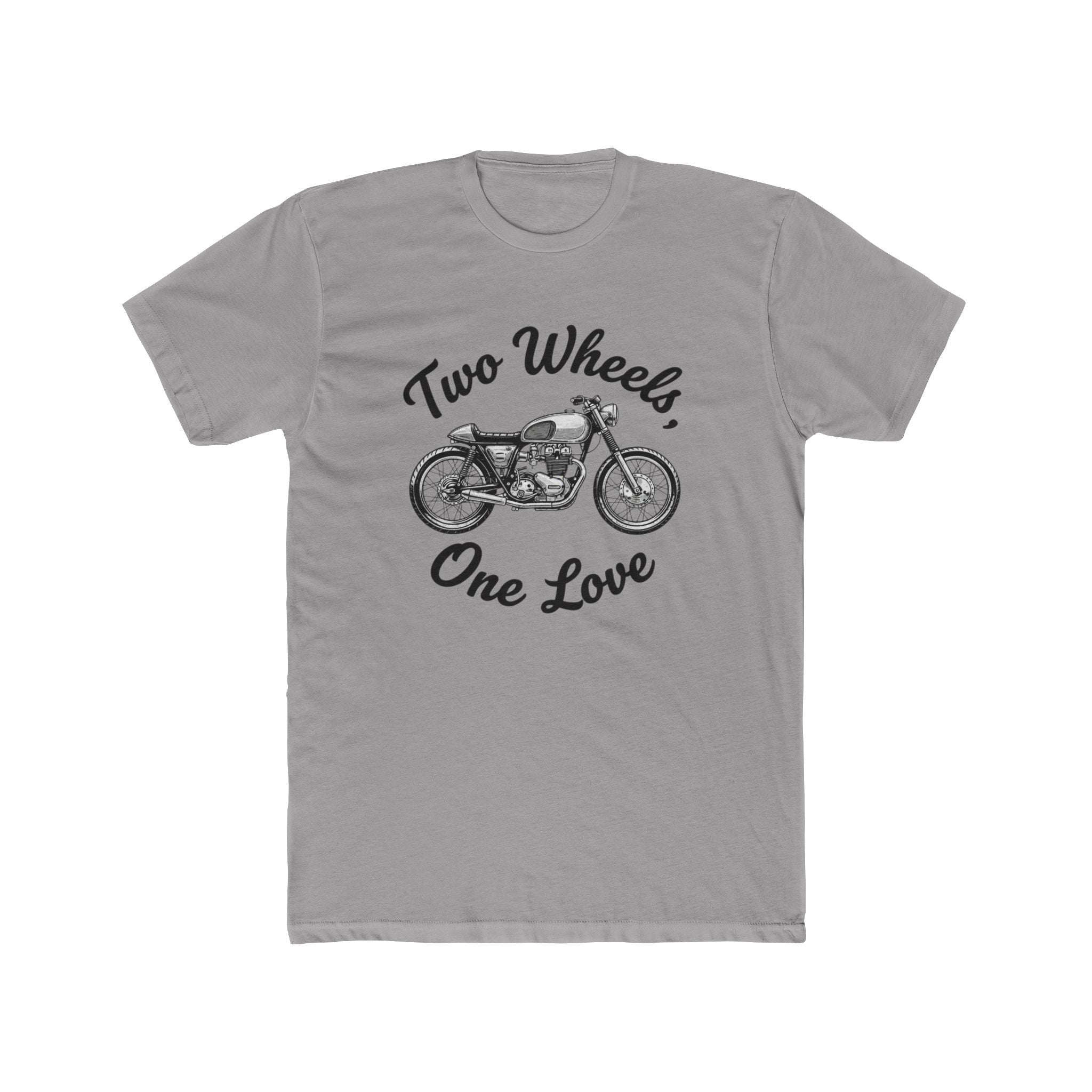 Two Wheels One Love Motorcycle T-Shirt