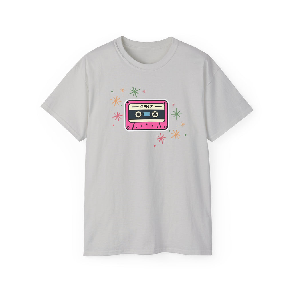 Cassette Tape Tee — 'GEN Z' Retro 90s Vintage Graphic T-Shirt