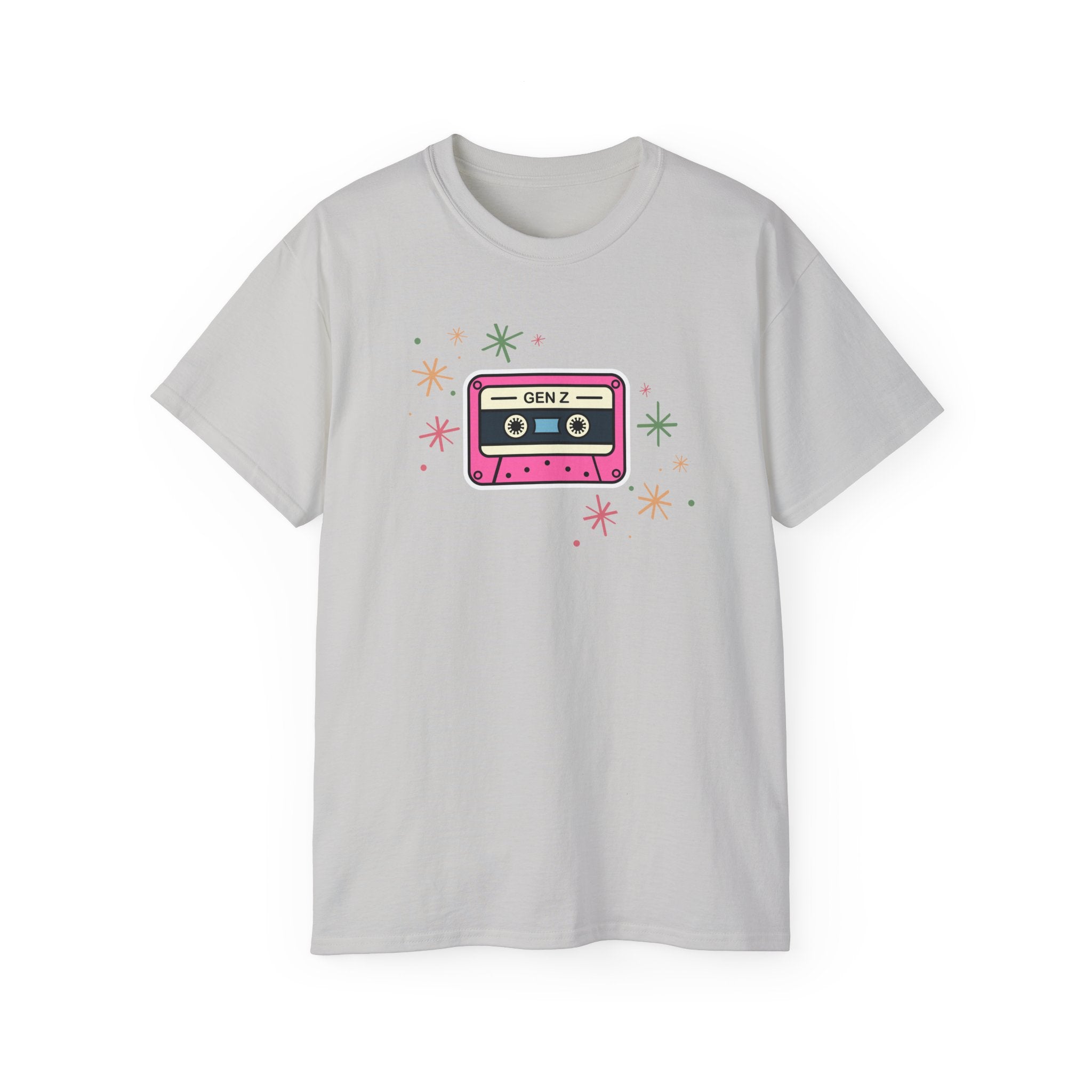 Cassette Tape Tee — 'GEN Z' Retro 90s Vintage Graphic T-Shirt