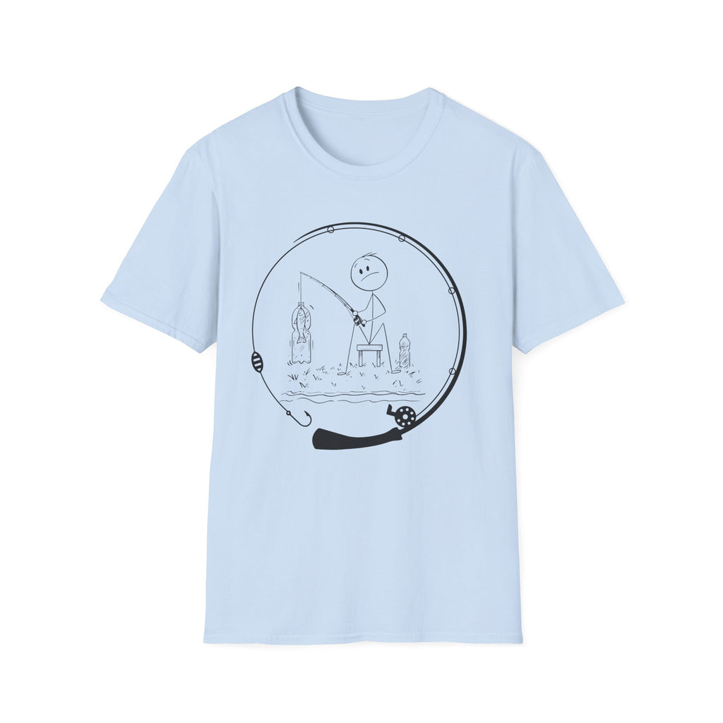 Stick man Fishing  Tee