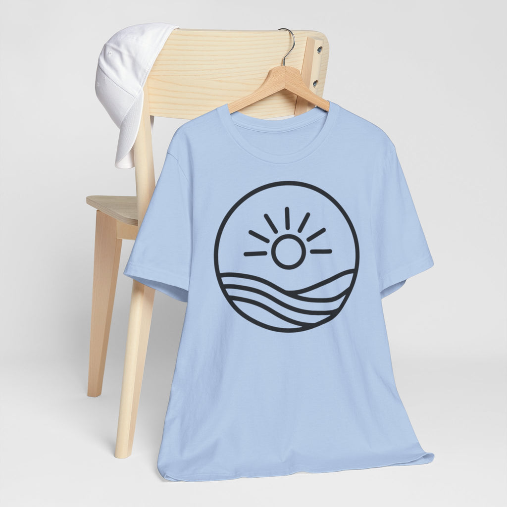 Sunrise Waves T-Shirt – Minimal Beach