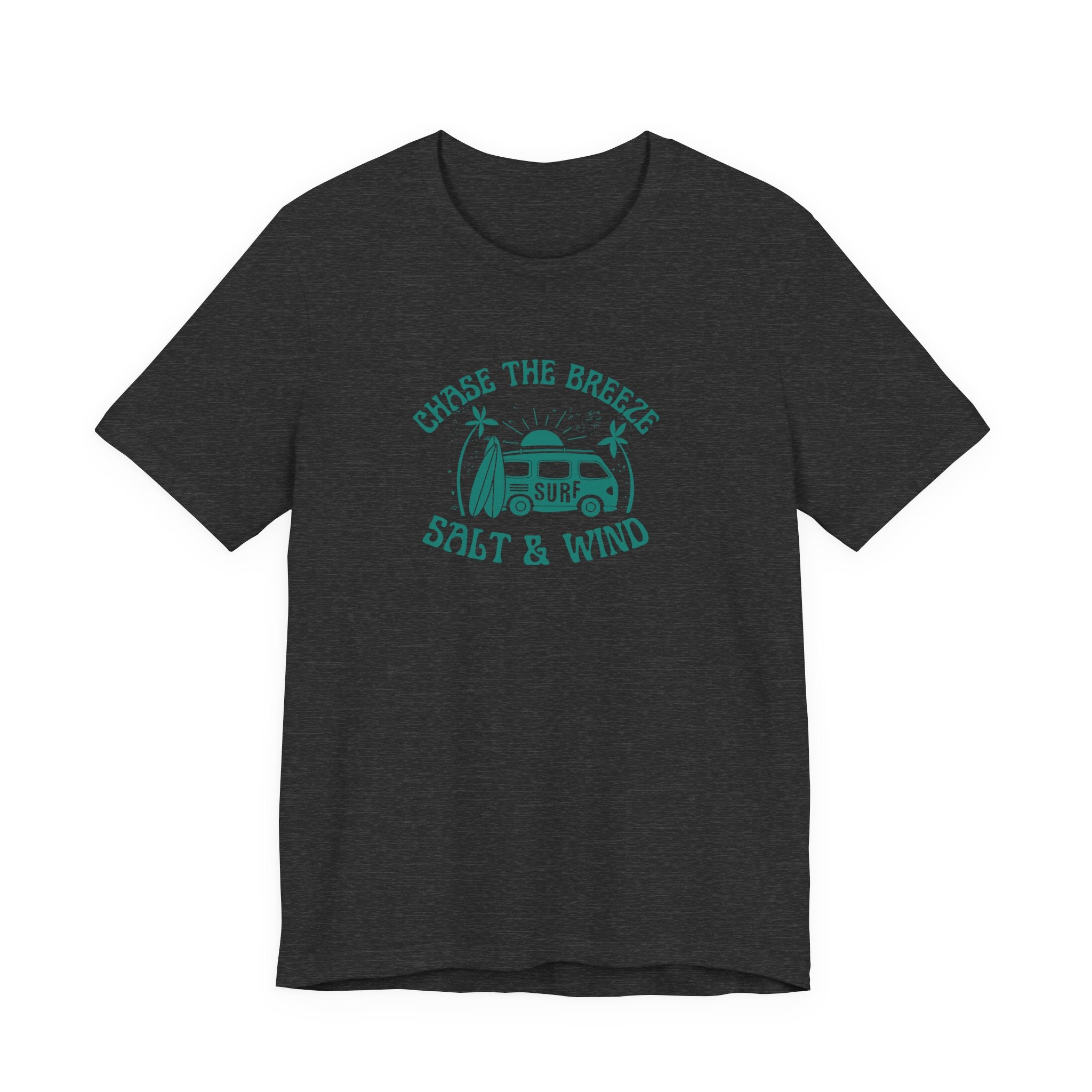Chase the Breeze Surf Tee — "Salt & Wind" Beach T-Shirt