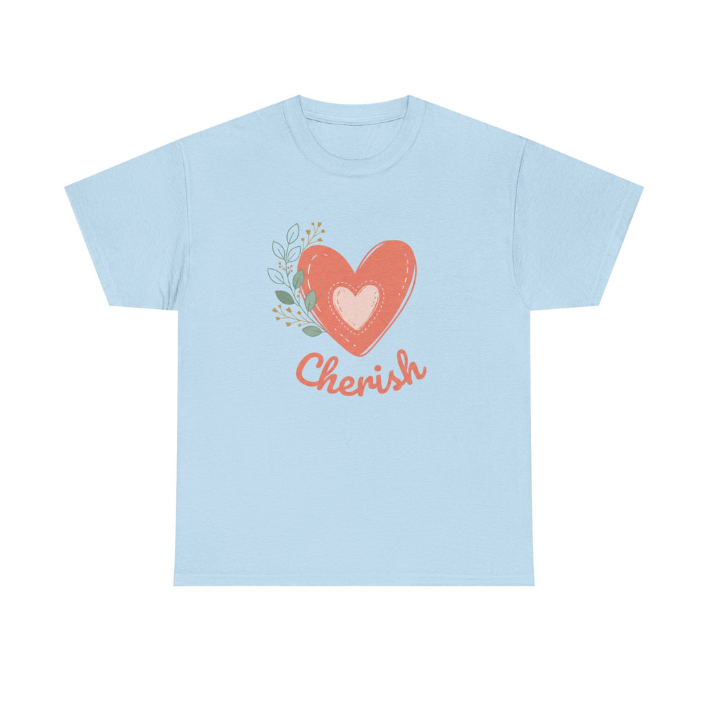 Cherish Heart T-Shirt — Floral Heart