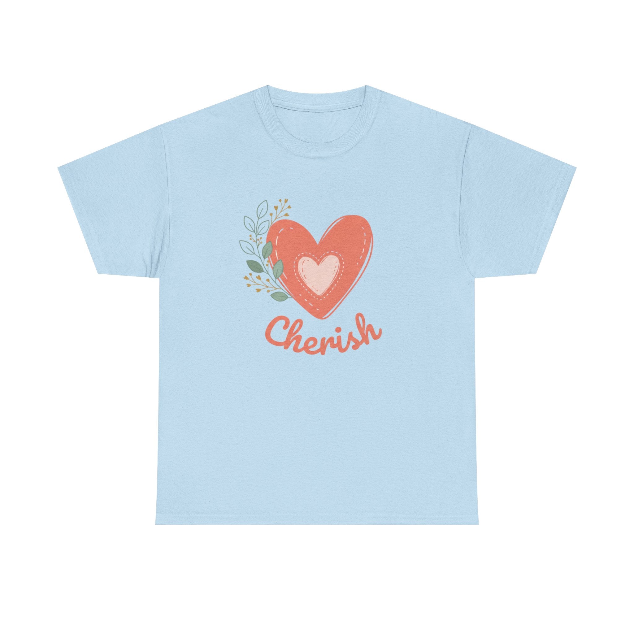 Cherish Heart T-Shirt — Floral Heart