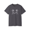 Hammock Between Palms Tee — Minimal Beach Relaxation T-Shirt
