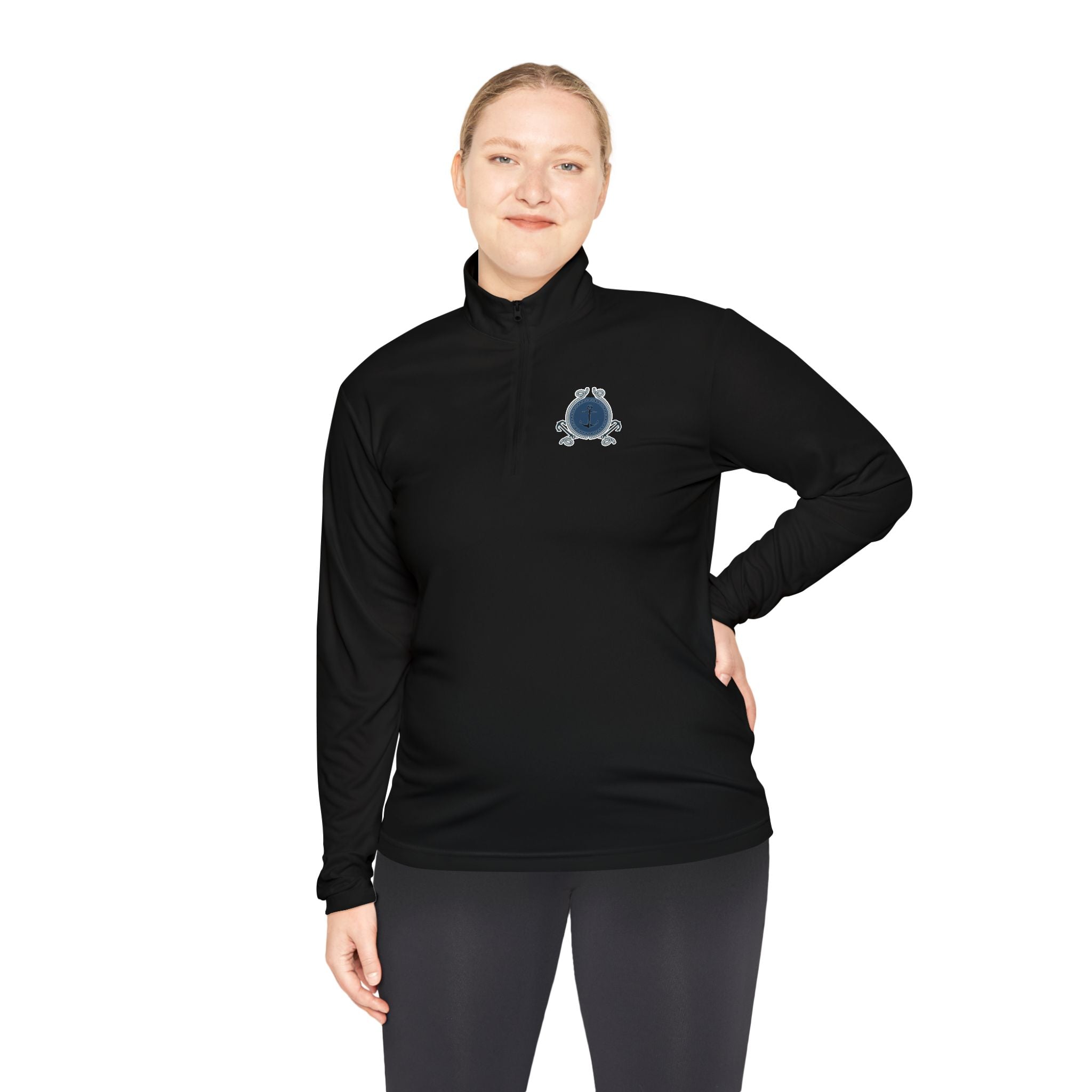 Nautical Anchor - Quarter-Zip Pullover