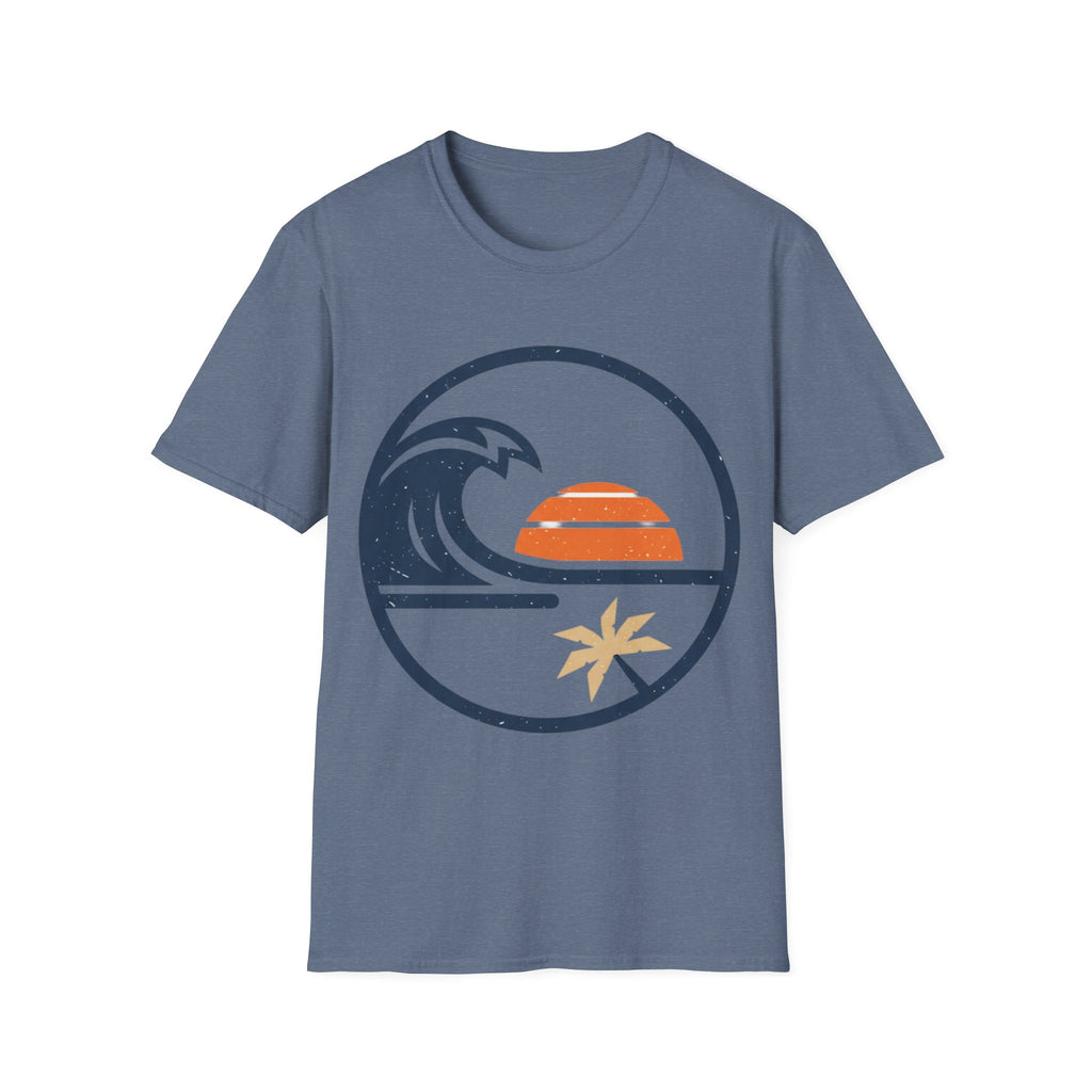 Sunset Wave T-Shirt — Retro Beach Surf