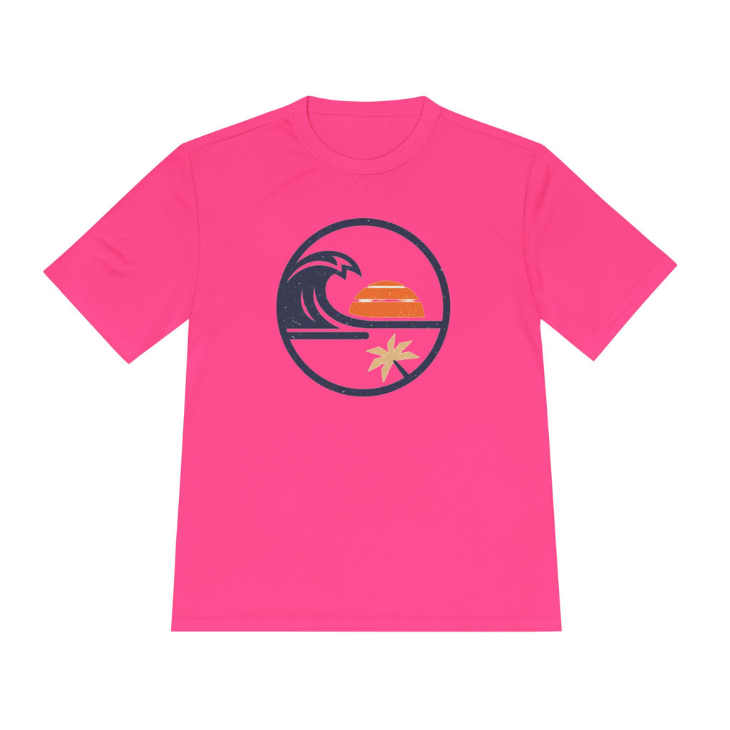 Sunset Wave Tee — Coastal Surf Graphic Moisture‑Wicking Shirt