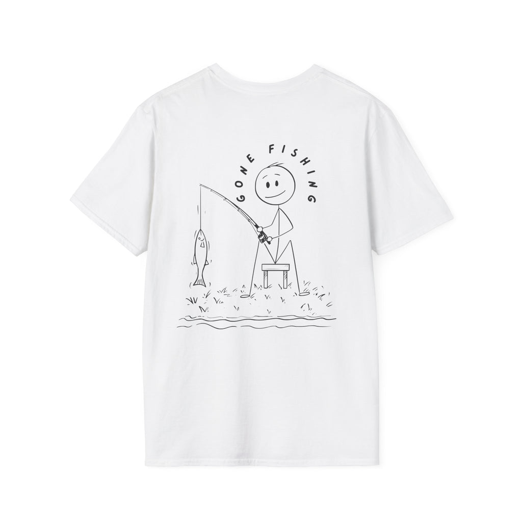Fishing Stick Figure T-Shirt