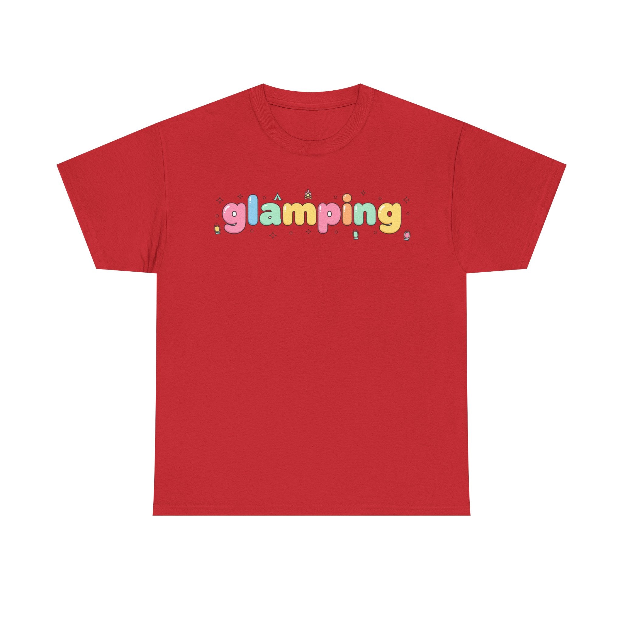 Glamping Pastel Tee — Cute Outdoor Camping