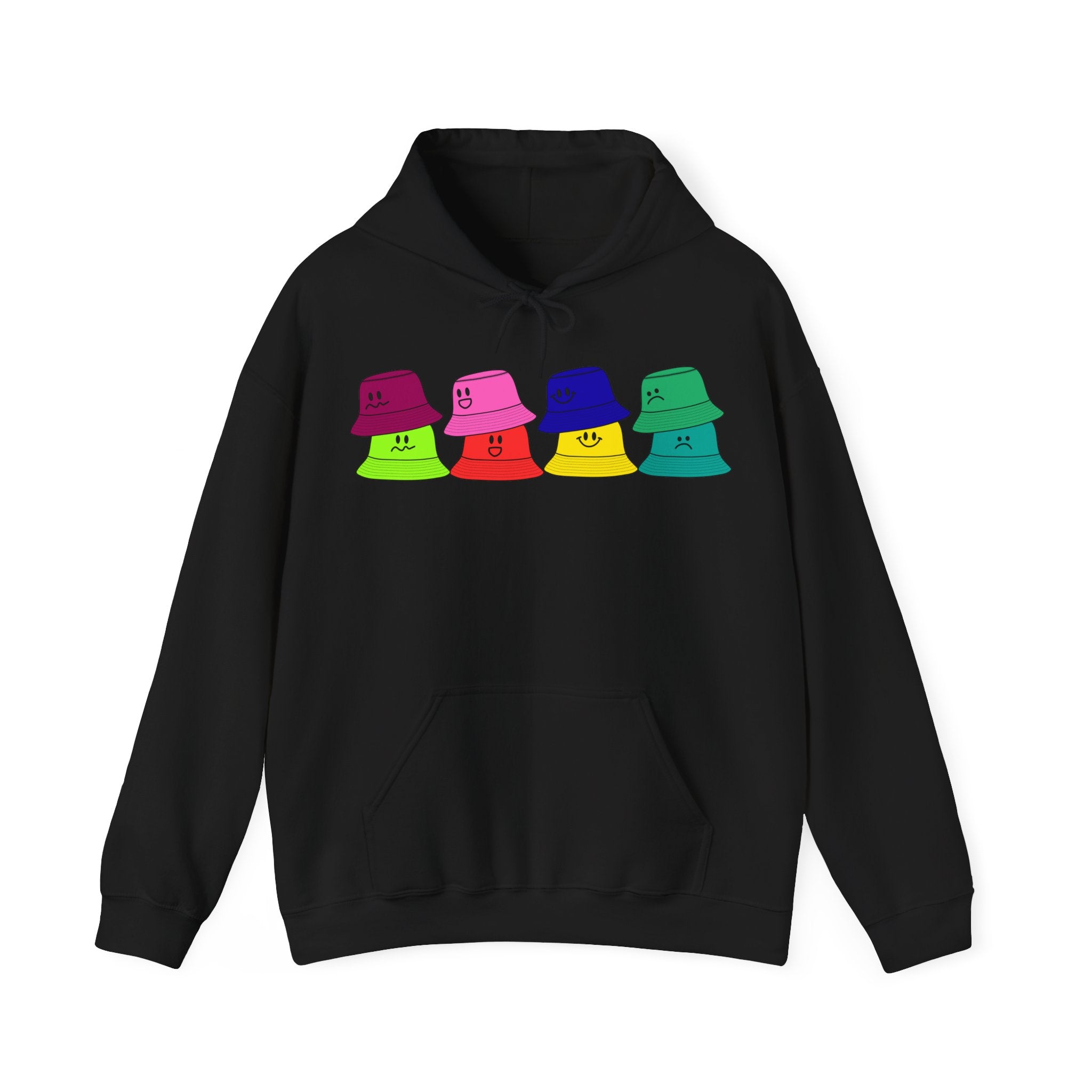 Bucket Hat Hoodie - Graphic Hooded Sweatshirt