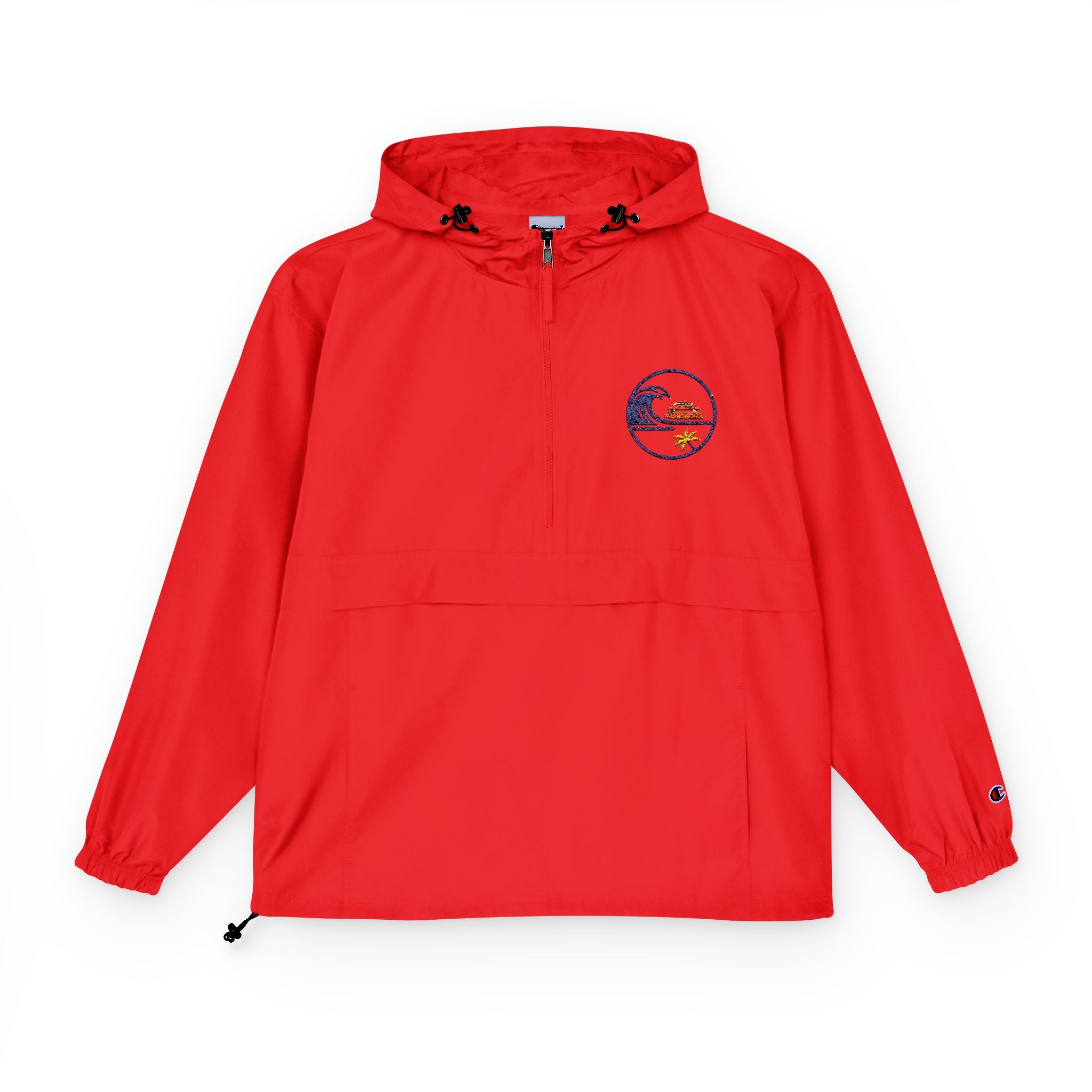 Packable Windbreaker Jacket — Sunset Beach Surf