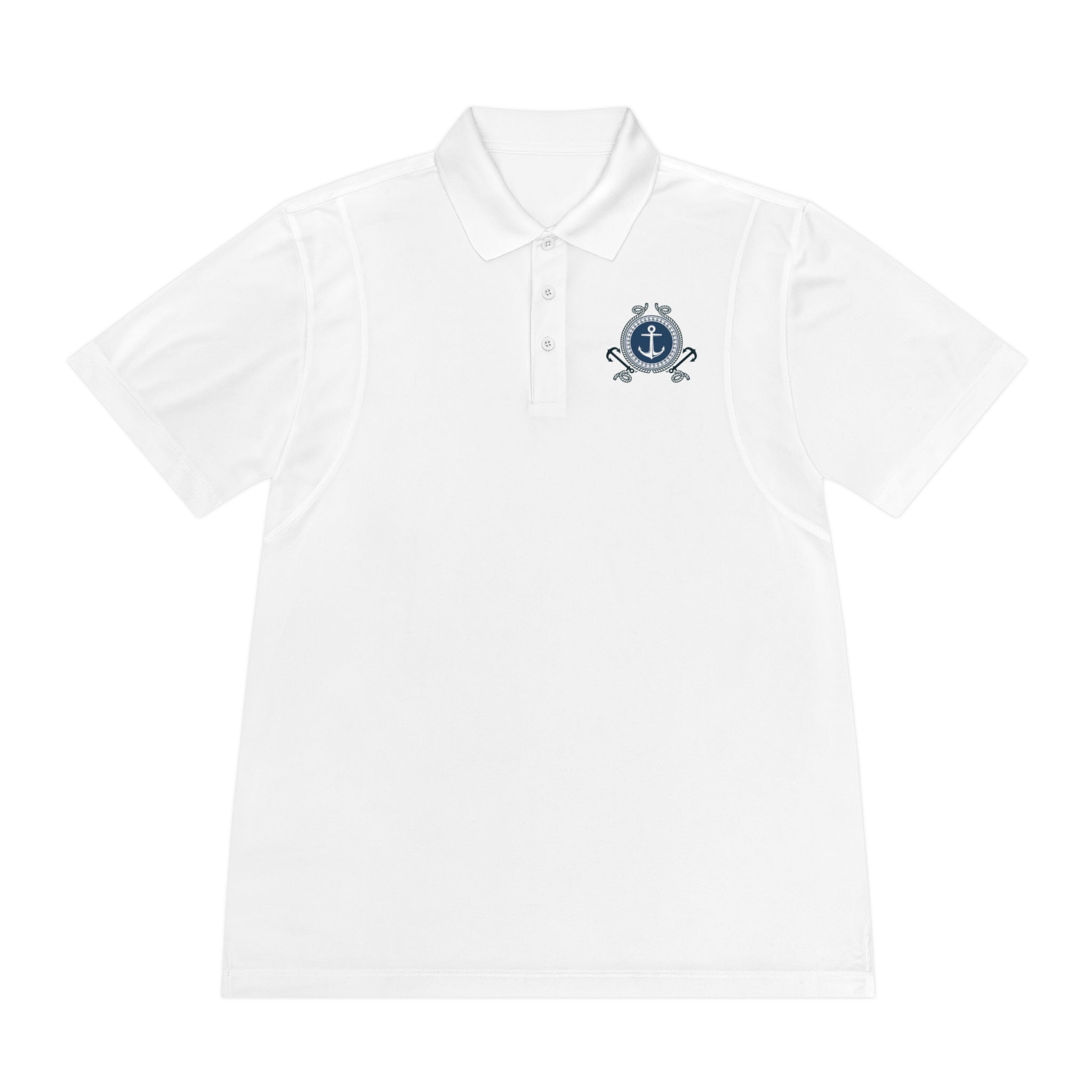 Nautical Anchor Crest Polo Shirt
