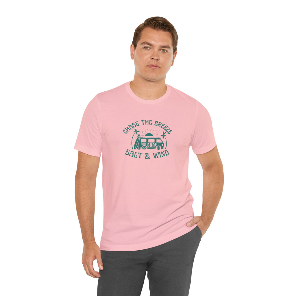 Chase the Breeze Surf Tee — "Salt & Wind" Beach T-Shirt