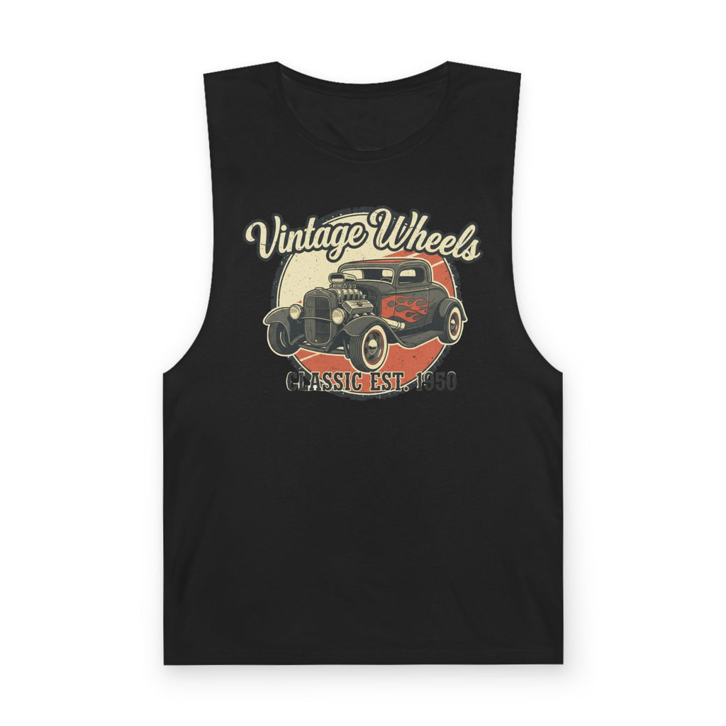 Vintage Wheels Tank Top — Classic Car 'Est. 1950' Retro Garage Muscle Tee
