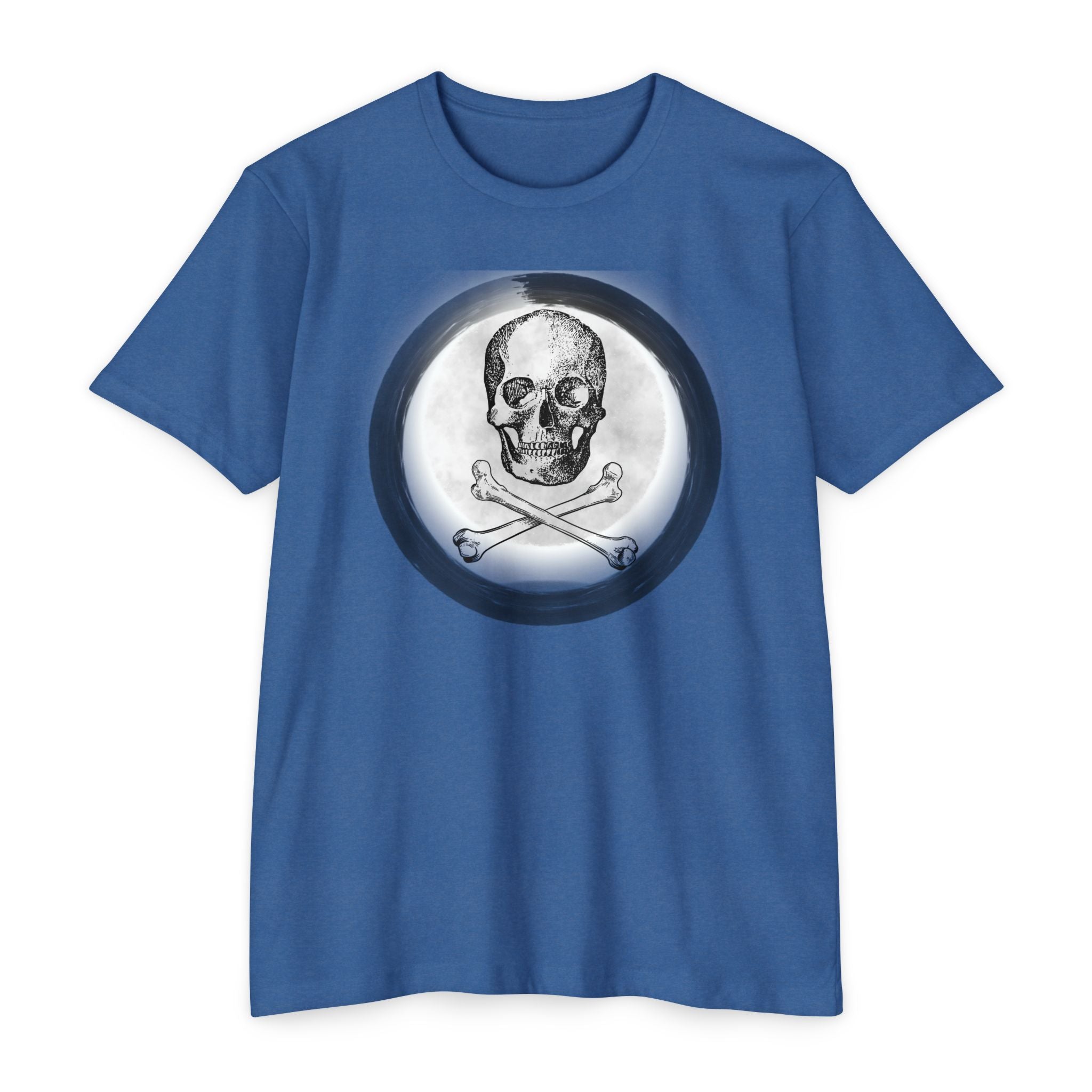 Skull & Crossbones Vintage Graphic T‑Shirt — Retro Pirate Tee for Halloween & Everyday Wear