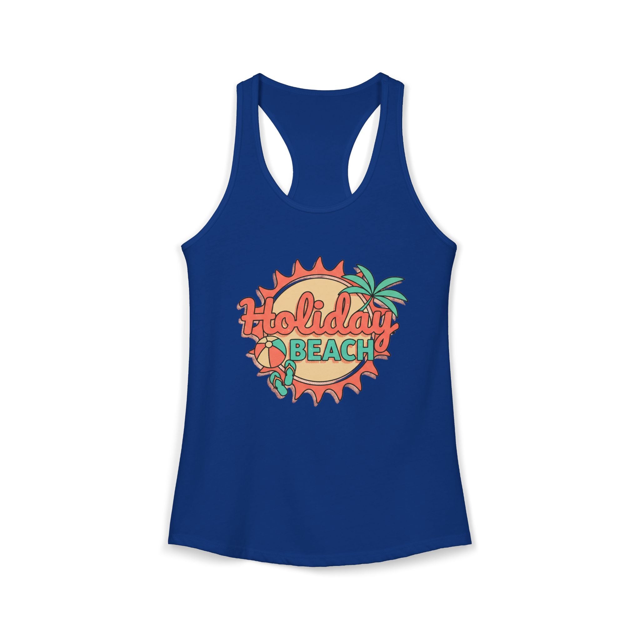 Women's  Racerback Tank-Holiday Beach