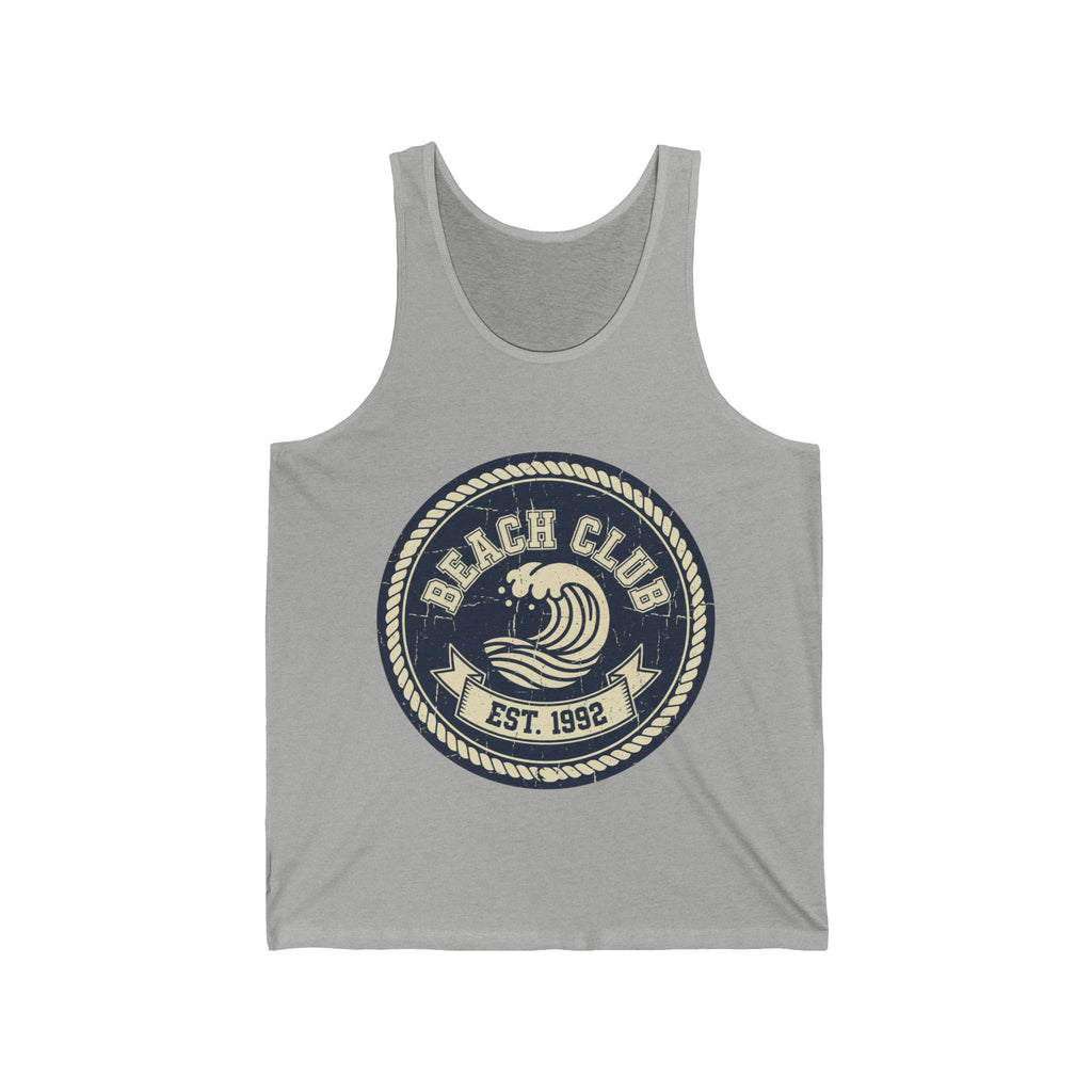 Beach Club Tank Top — Vintage Surf Logo "Est. 1992"