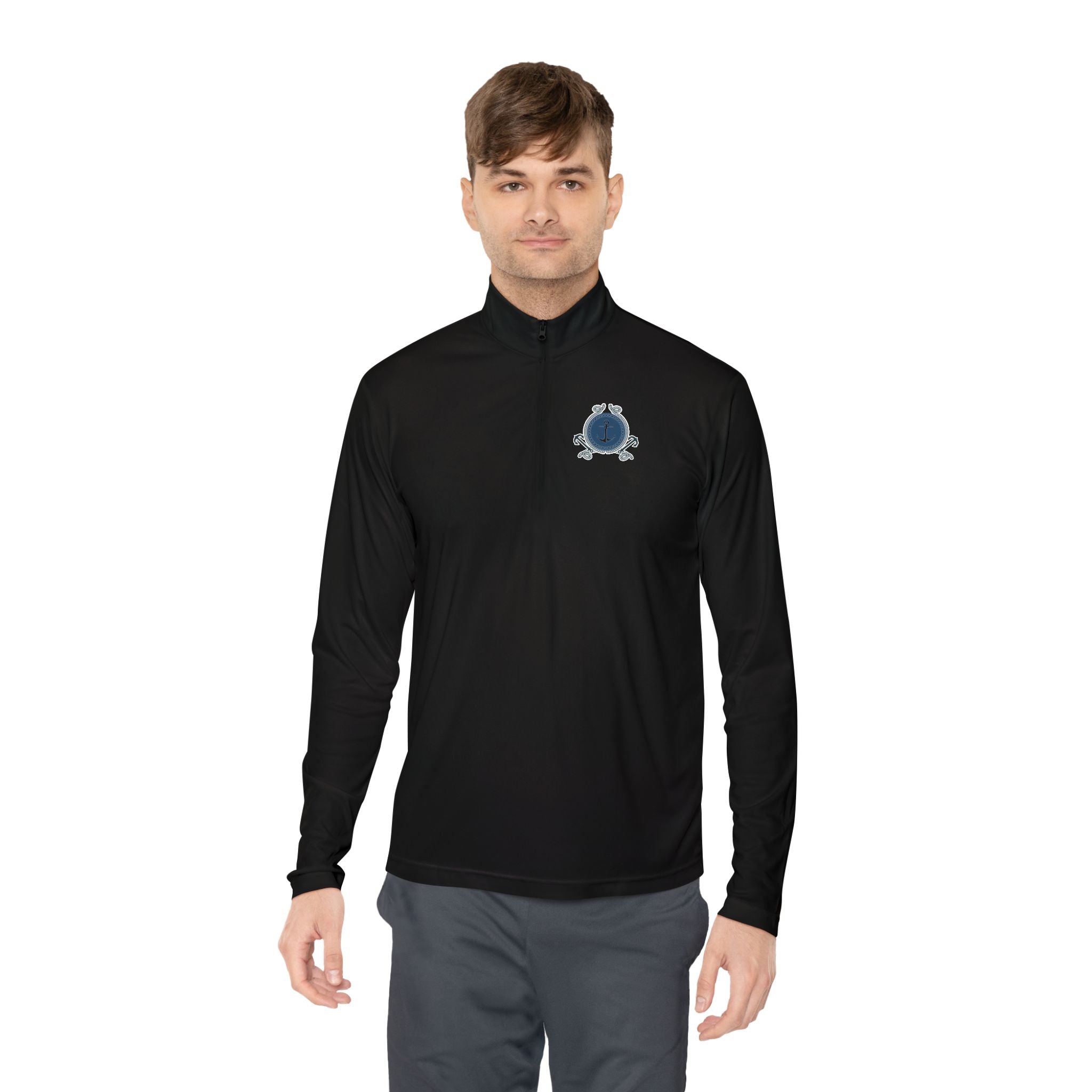 Nautical Anchor - Quarter-Zip Pullover