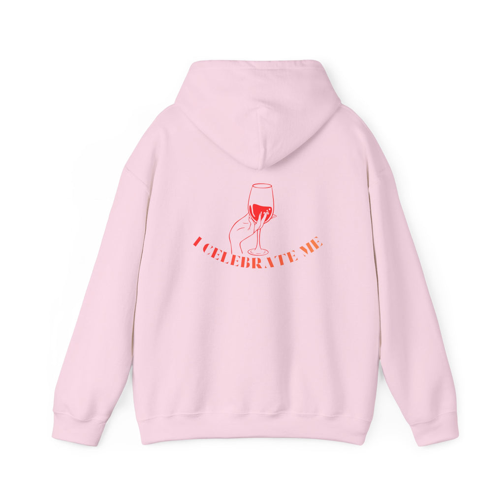 Hoodie • Celebrate Me Wine Glass Graphic Hoodie