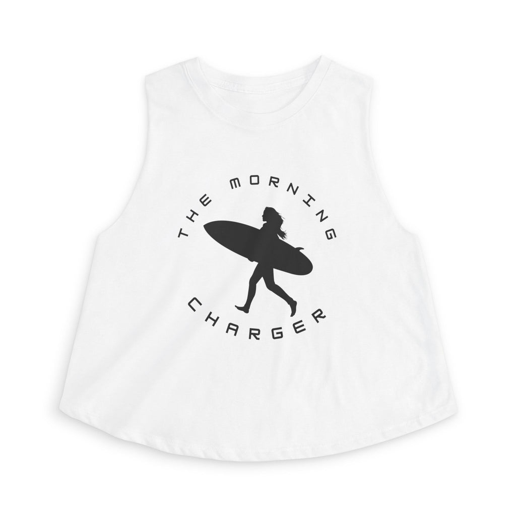 Surf Crop Tank — “The Morning Charger”
