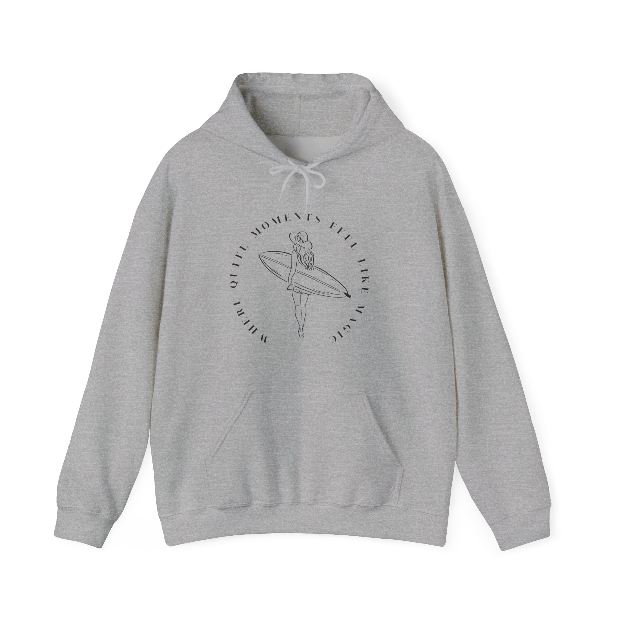 Quiet Moment Surfer- Hoodie