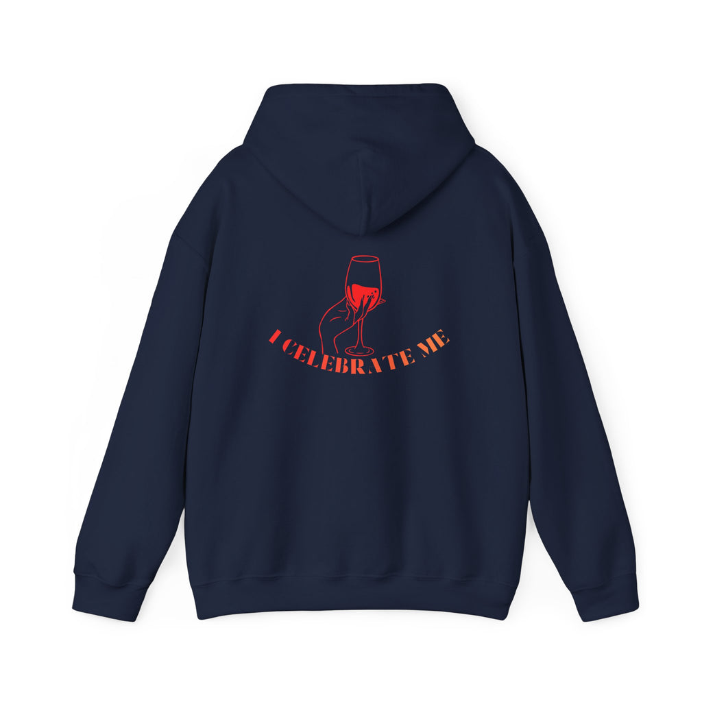 Hoodie • Celebrate Me Wine Glass Graphic Hoodie