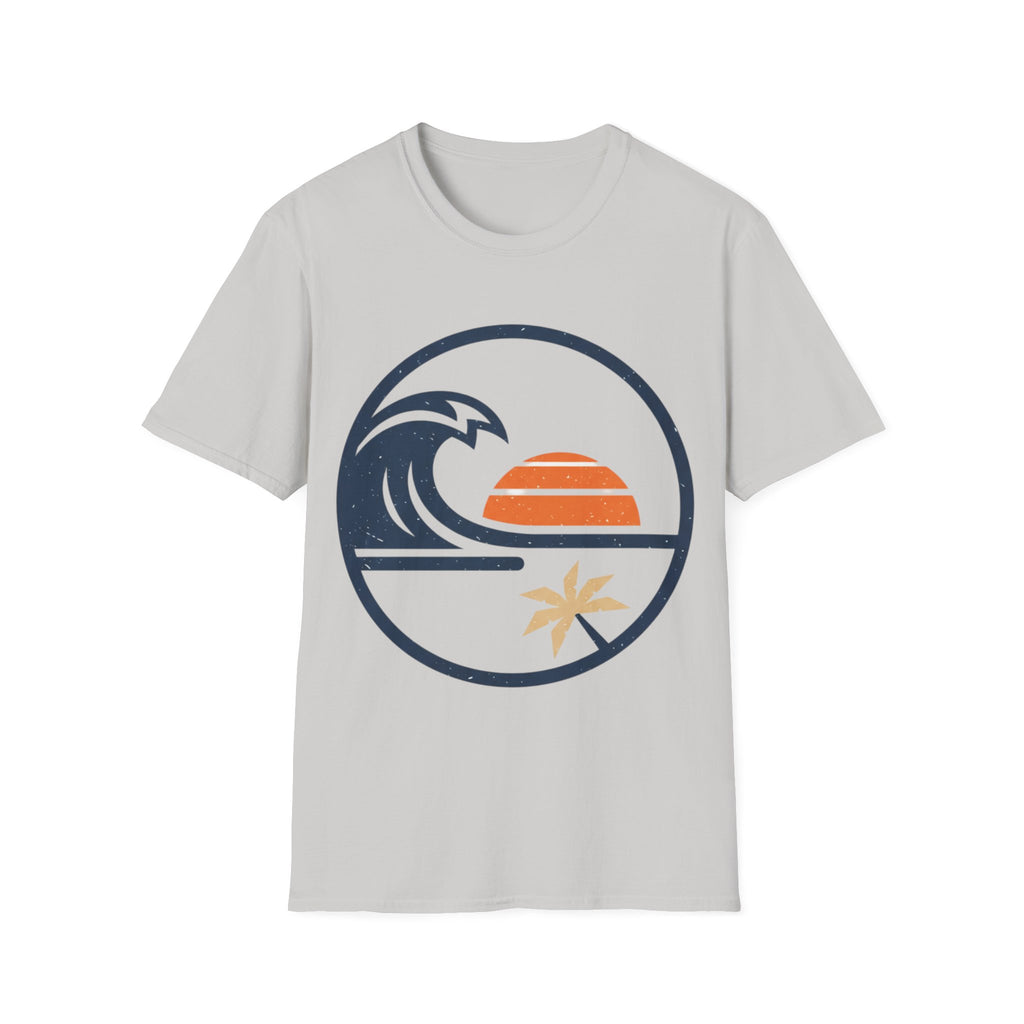 Sunset Wave T-Shirt — Retro Beach Surf