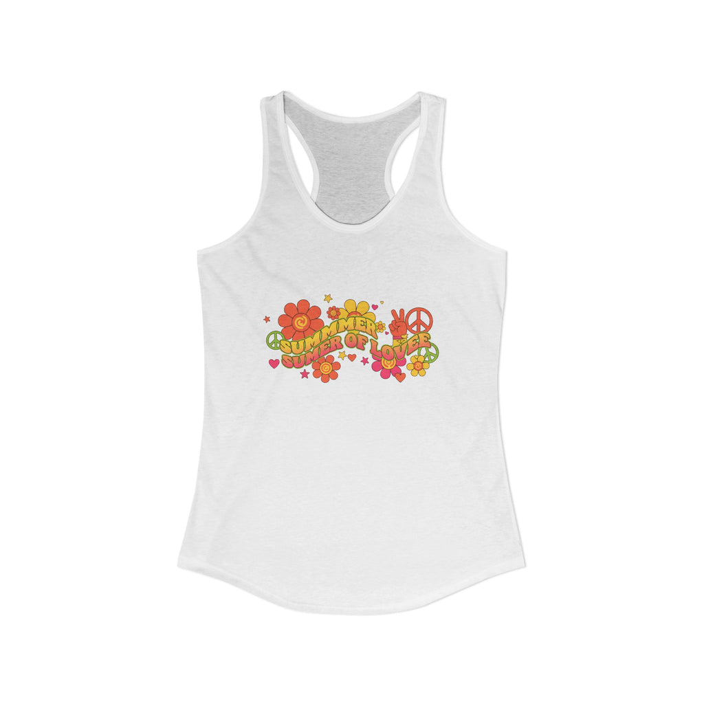 Women's  Racerback- Tank Top  Summer Love