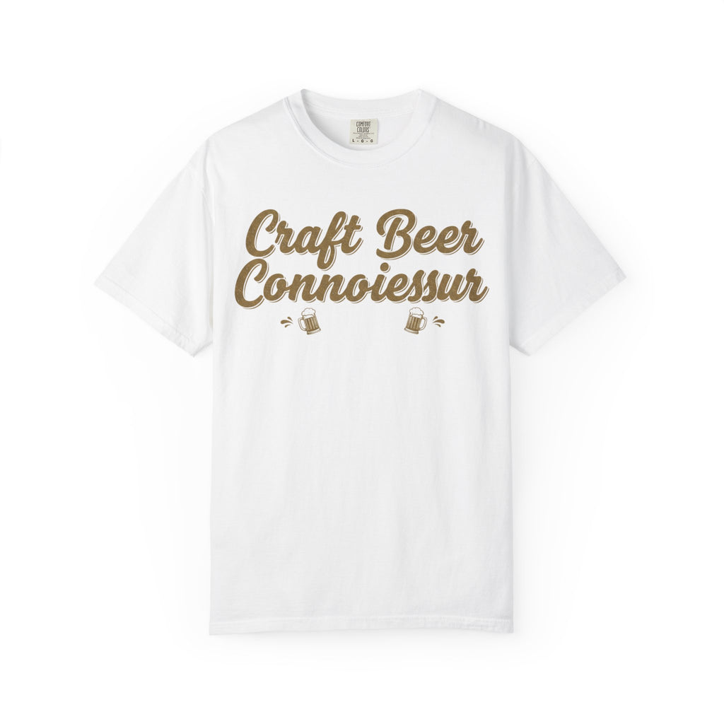 Craft Beer Connoisseur T-Shirt – Vintage Script Beer Lover Tee