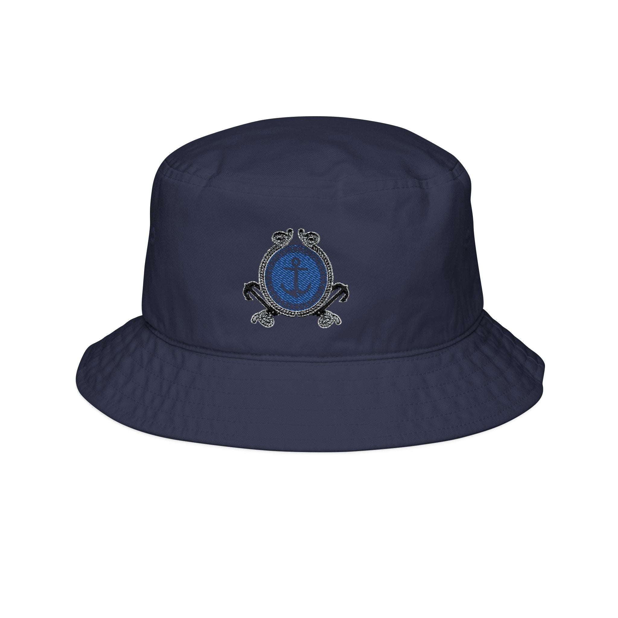 Nautical Anchor Embroidered Bucket Hat