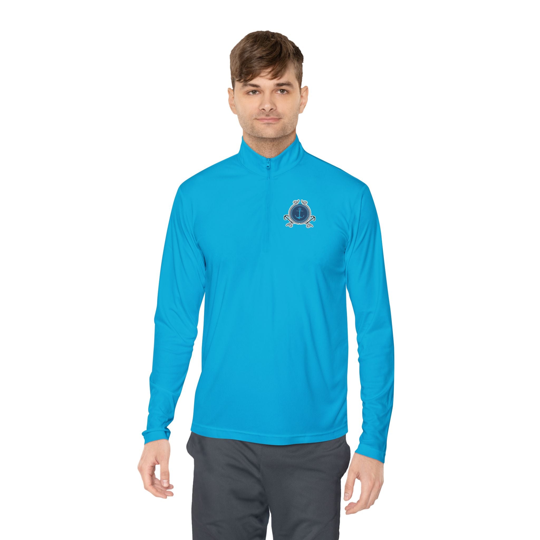 Nautical Anchor - Quarter-Zip Pullover