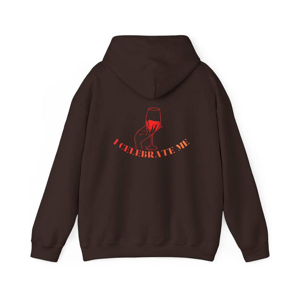 Hoodie • Celebrate Me Wine Glass Graphic Hoodie