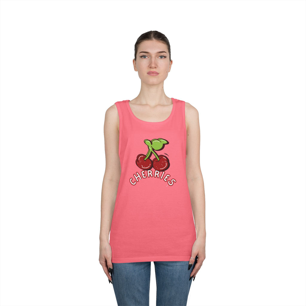 Tank Top — Cute Retro "Cherries" Fruit Design