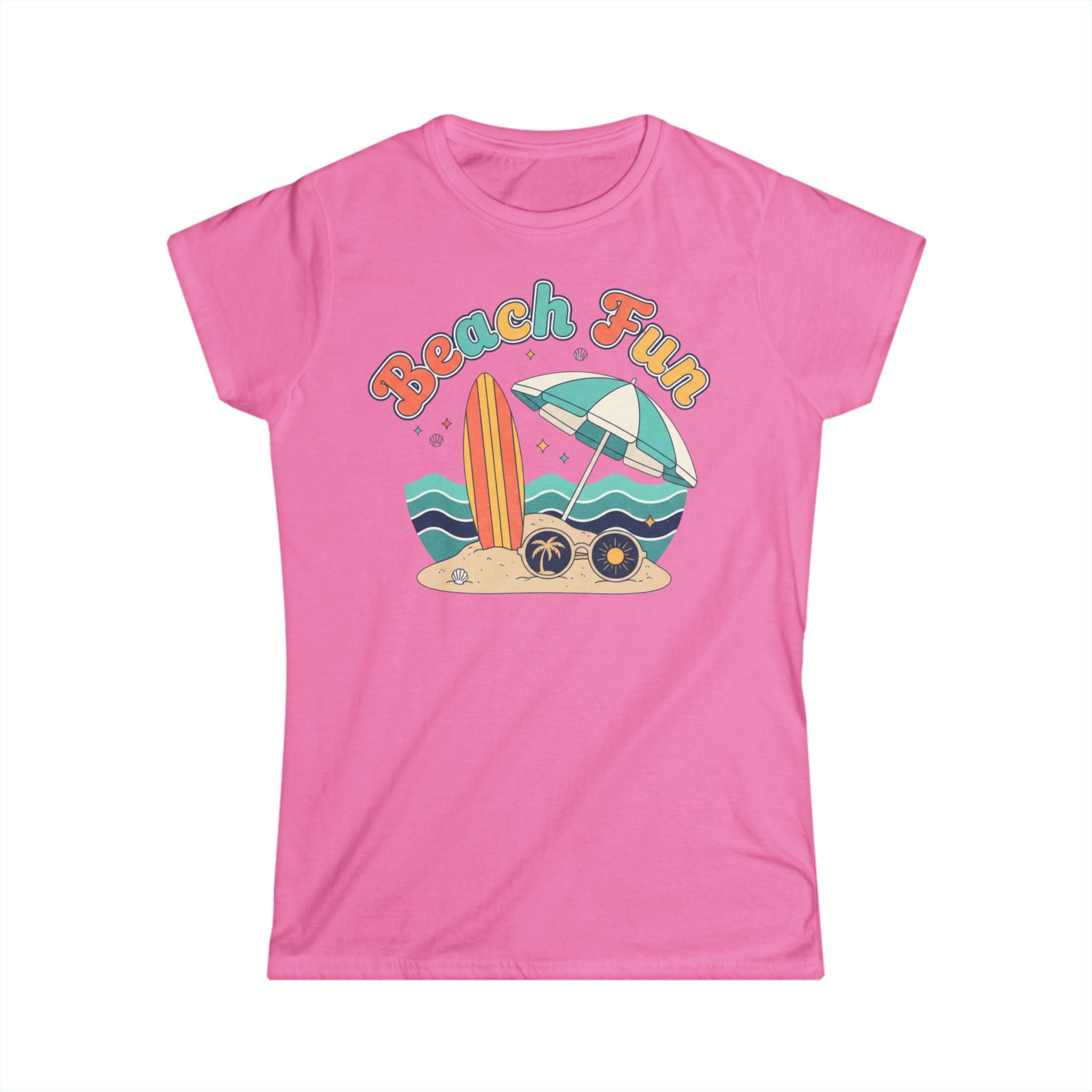 Beach Fun Women's  Retro -Tee