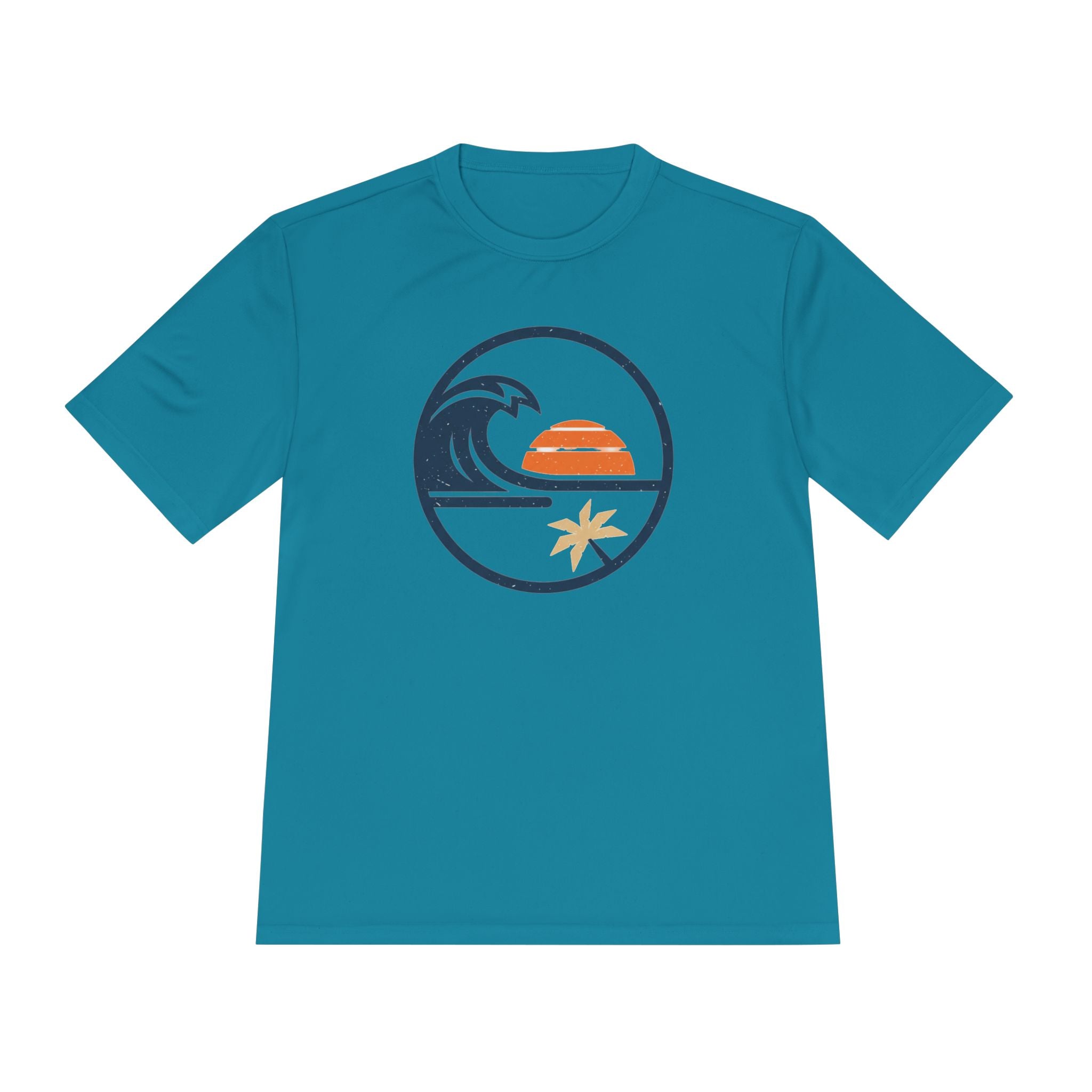 Sunset Wave Tee — Coastal Surf Graphic Moisture‑Wicking Shirt