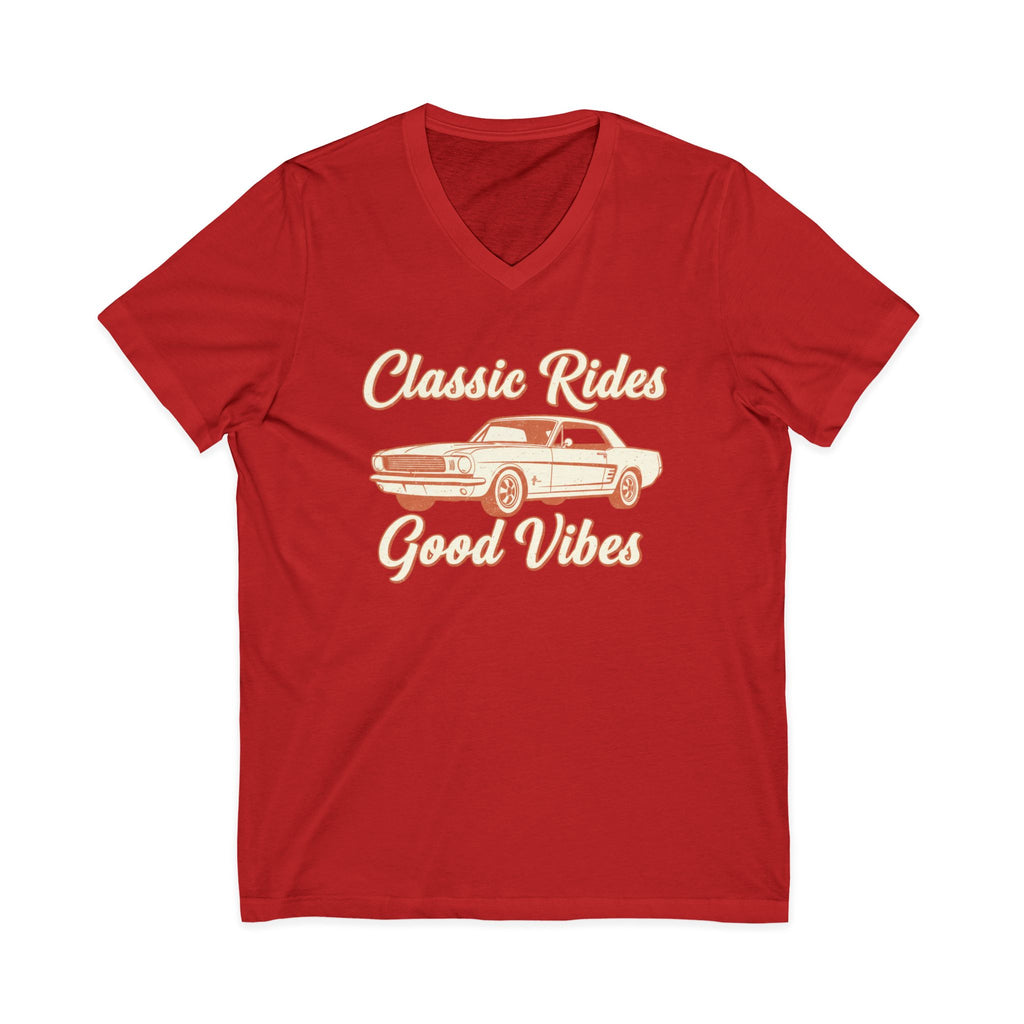 Classic Rides Good Vibes V-Neck Tee