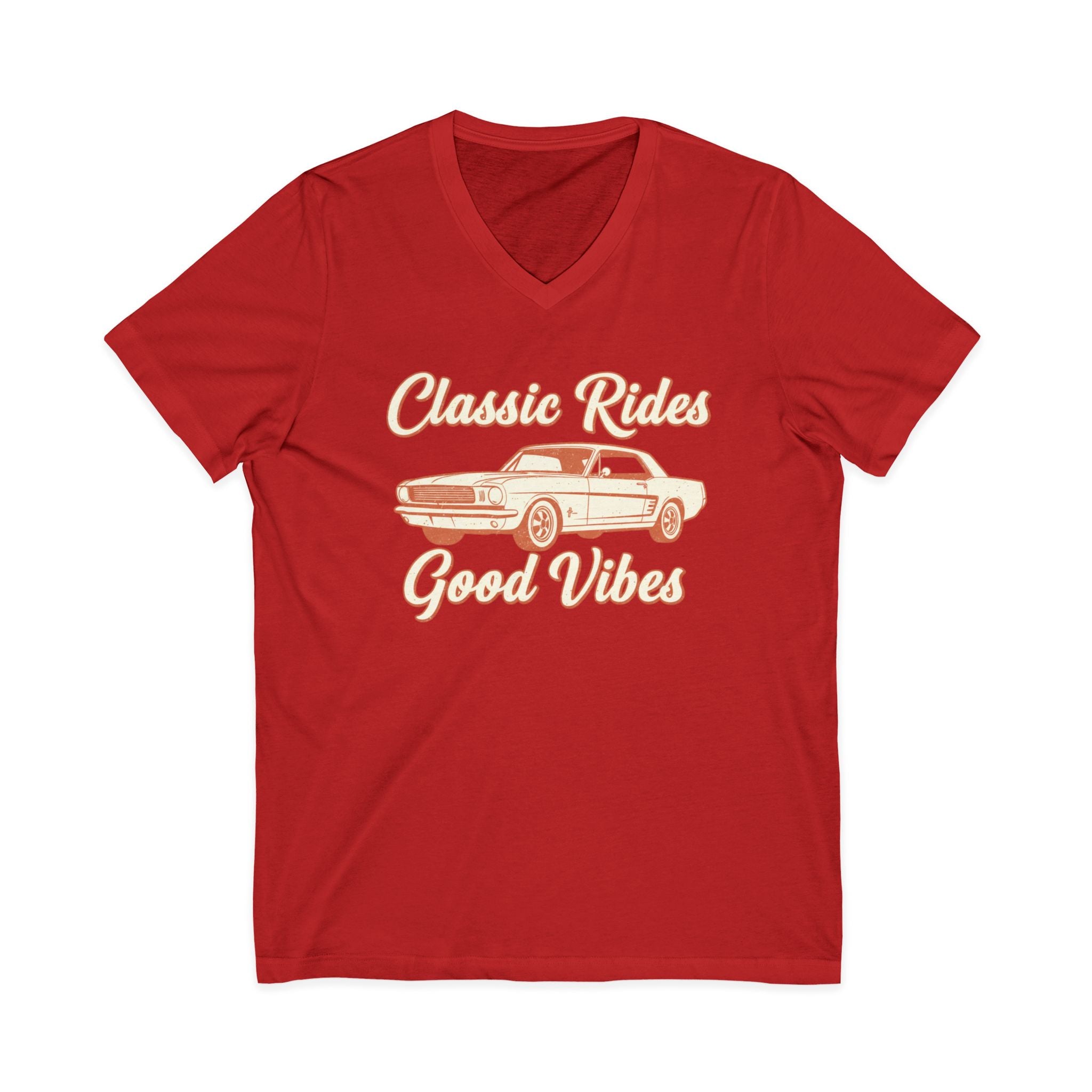 Classic Rides Good Vibes V-Neck Tee