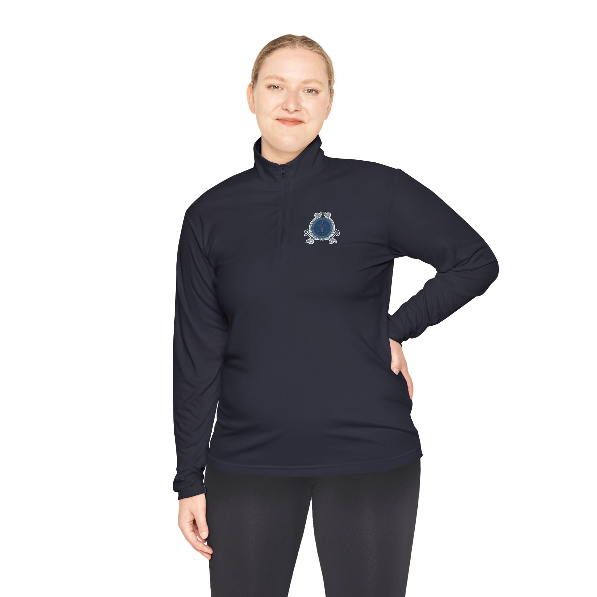 Nautical Anchor - Quarter-Zip Pullover