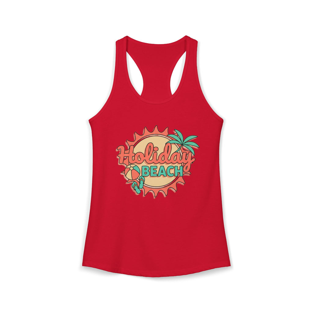 Women's  Racerback Tank-Holiday Beach