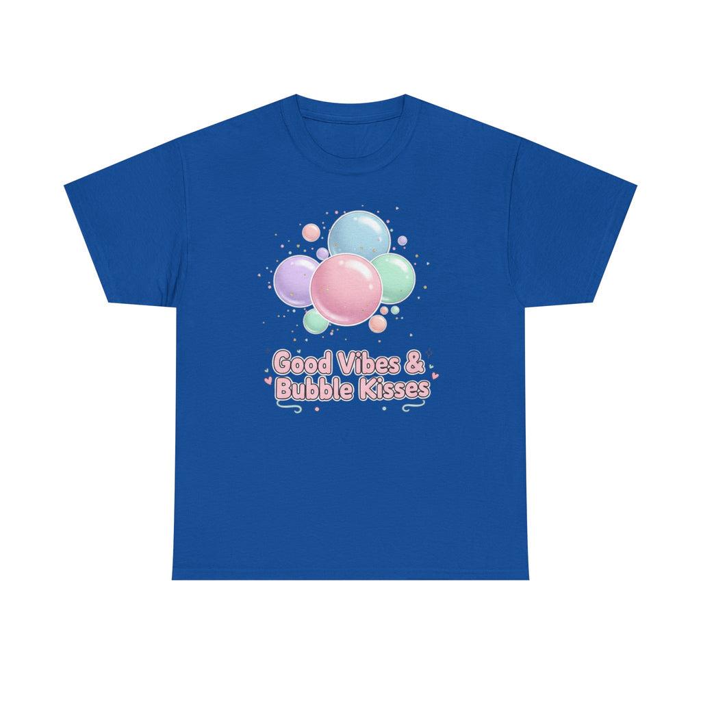 Bubble Kisses Tee — Good Vibes Pastel T-Shirt