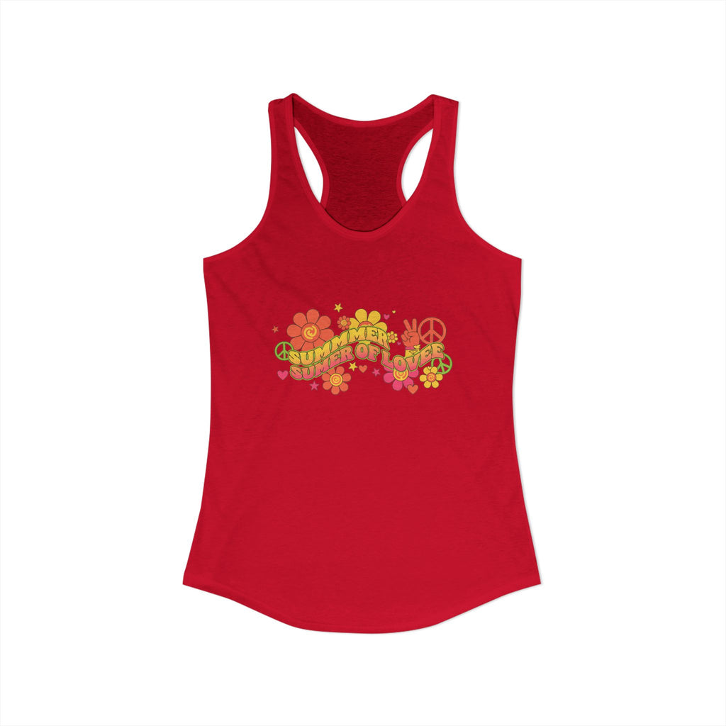 Women's  Racerback- Tank Top  Summer Love