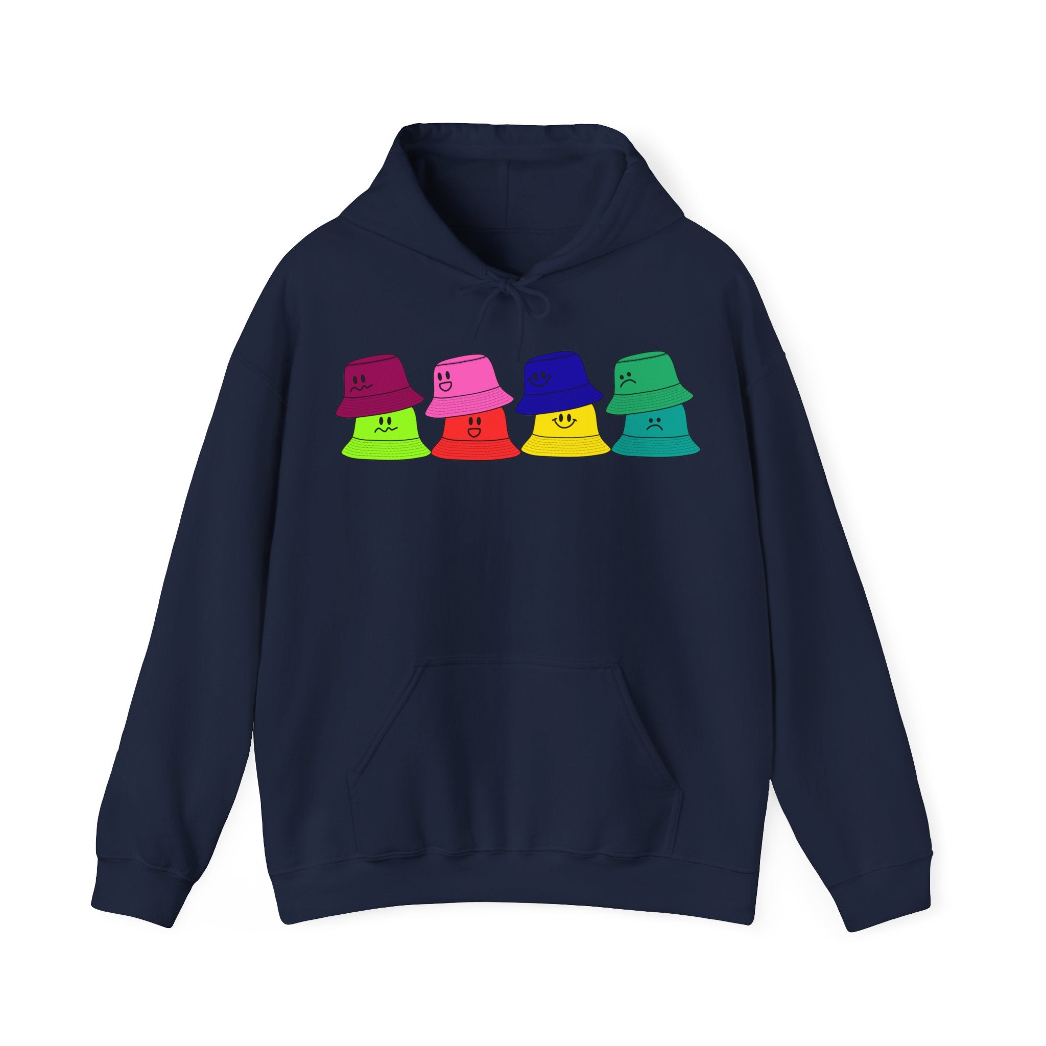 Bucket Hat Hoodie - Graphic Hooded Sweatshirt